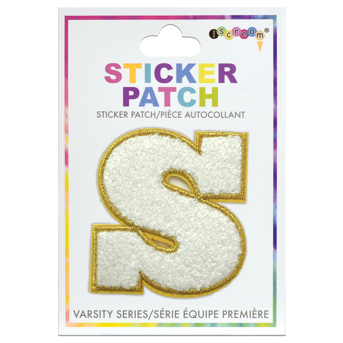 S Initial Varsity Sticker Patch | Iscream