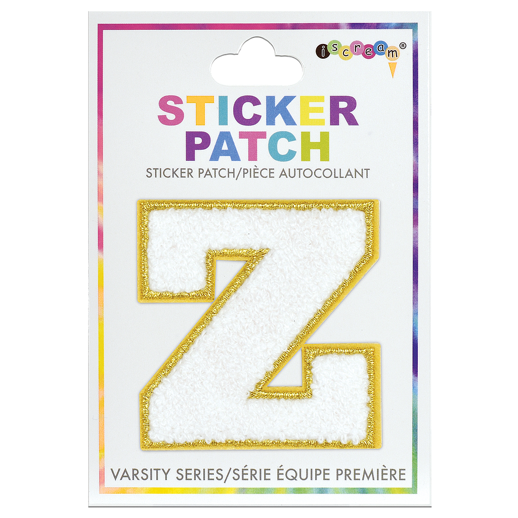 Z Initial Varsity Sticker Patch | Iscream