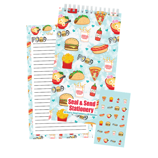 Junk Food Seal & Send Stationery