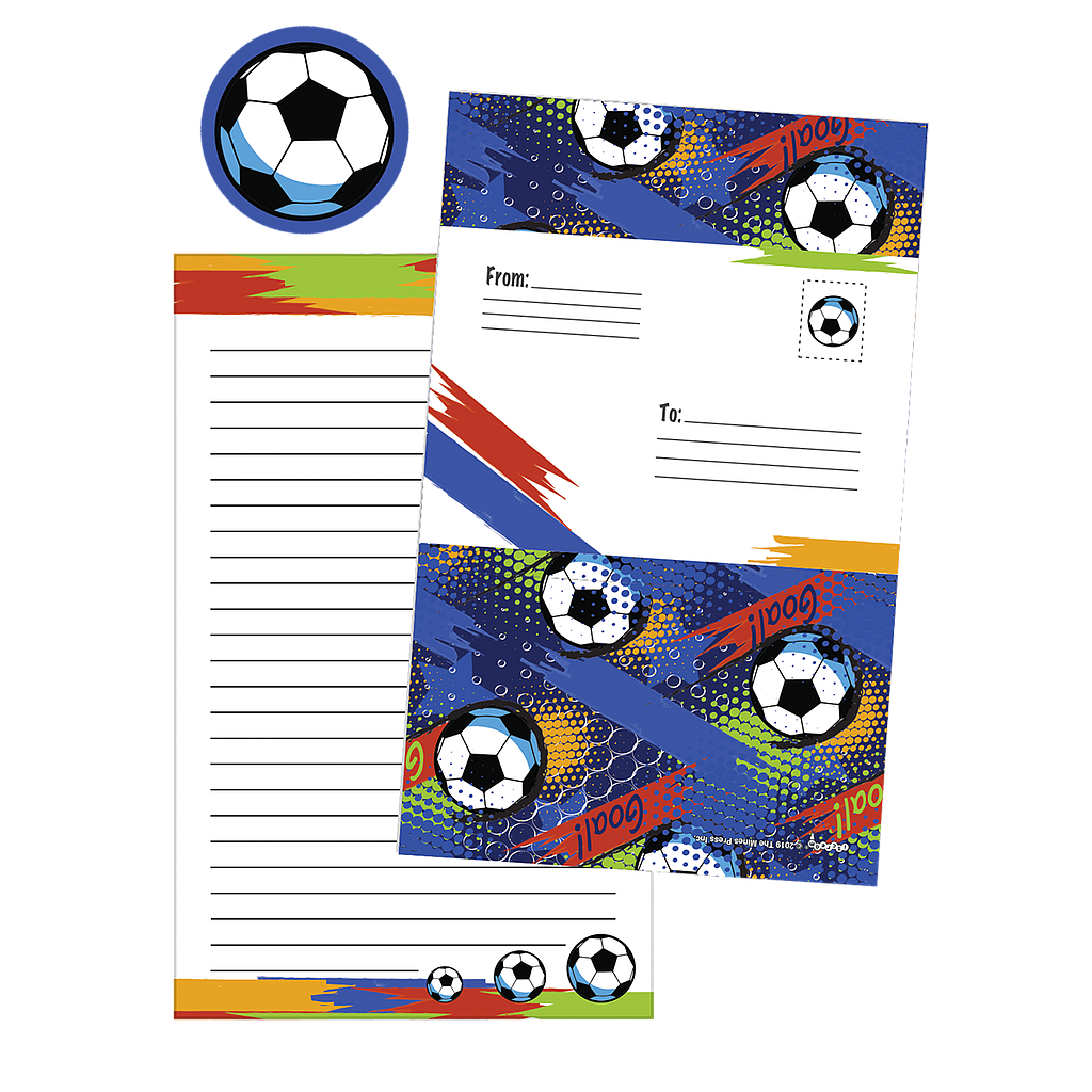[760-1148] Soccer Goal Foldover Cards