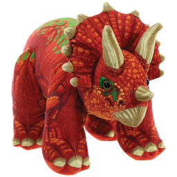 [780-1630] Triceratops Fleece Stuffed Animal