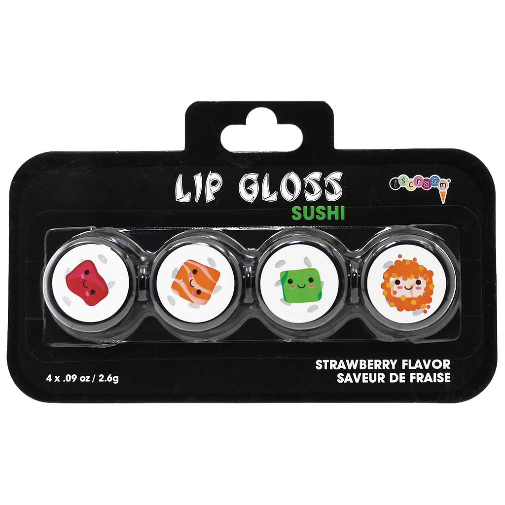 [815-029] Sushi Lip Gloss Set