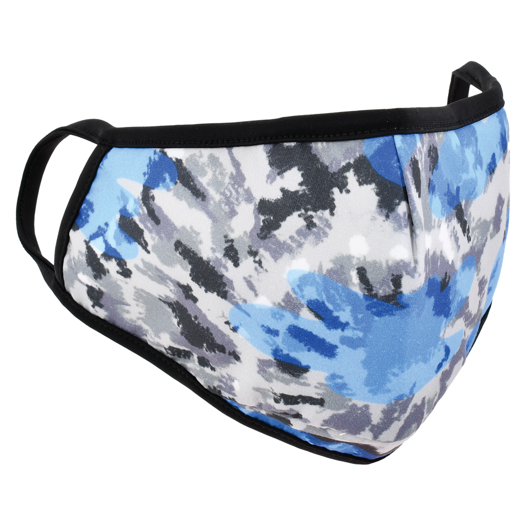 Blue Tie Dye Face Mask