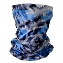 Blue Tie Dye Gator Face Mask