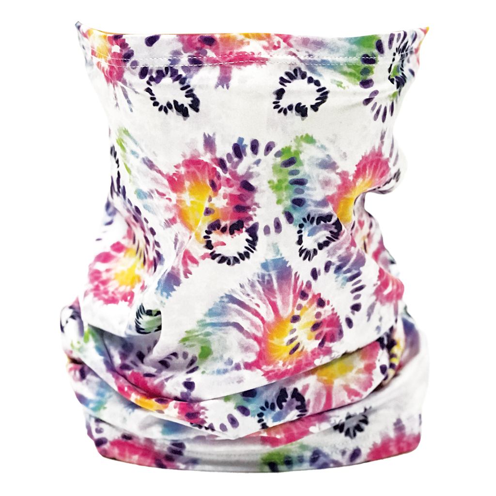 Heart Tie Dye Gator Face Mask