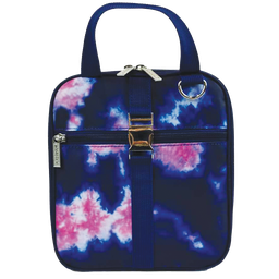 [810-1310] Indigo and Pink Tie Dye Lunch Tote