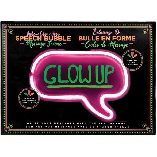 [865-096] Neon Speech Bubble Message Light Frame