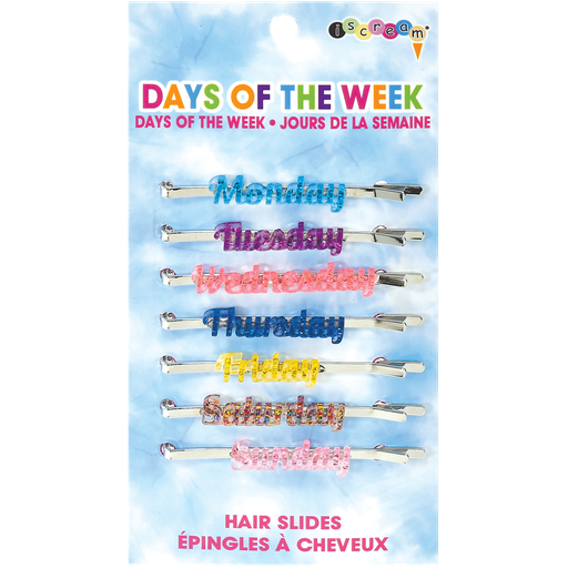 [880-148] Days of the Week Hair Slides