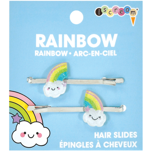 [880-166] Rainbow Hair Slides