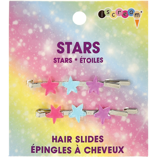 [880-167] Stars Hair Slides