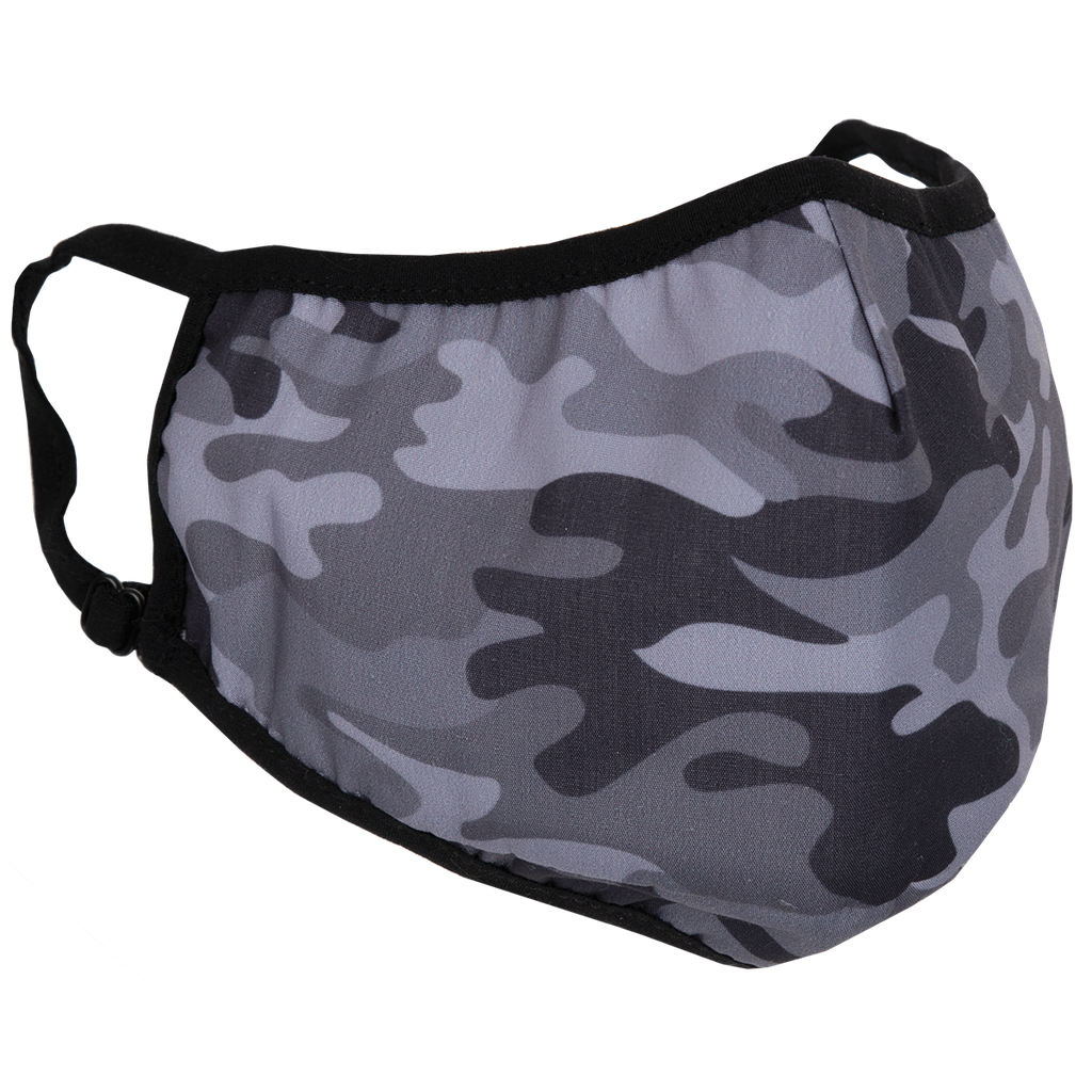 Black Camo Face Mask