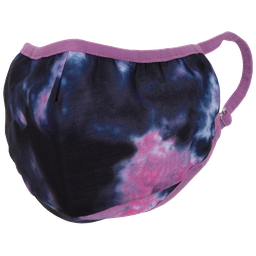 Indigo and Pink Tie Dye Face Mask
