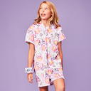 Heart Tie Dye Plush Romper