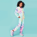 Pastel Tie Dye Plush Onesie