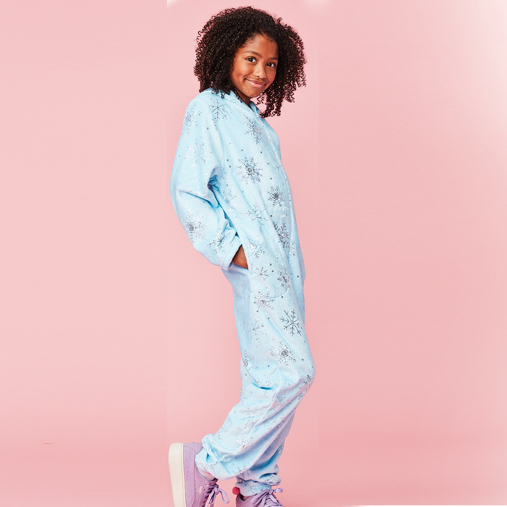 Snowflakes Plush Onesie