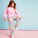 Shimmering Rainbow Plush Pants
