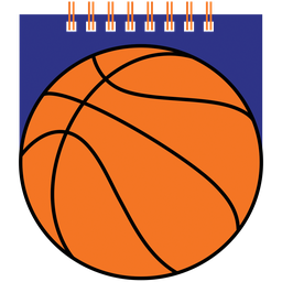 [724-922] Basketball Mini Notebook
