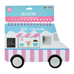 [744-184] Ice Cream Truck Giant Sketch Pad