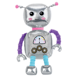 [780-2033] Rosie Robot Metallic and Fleece Bestie