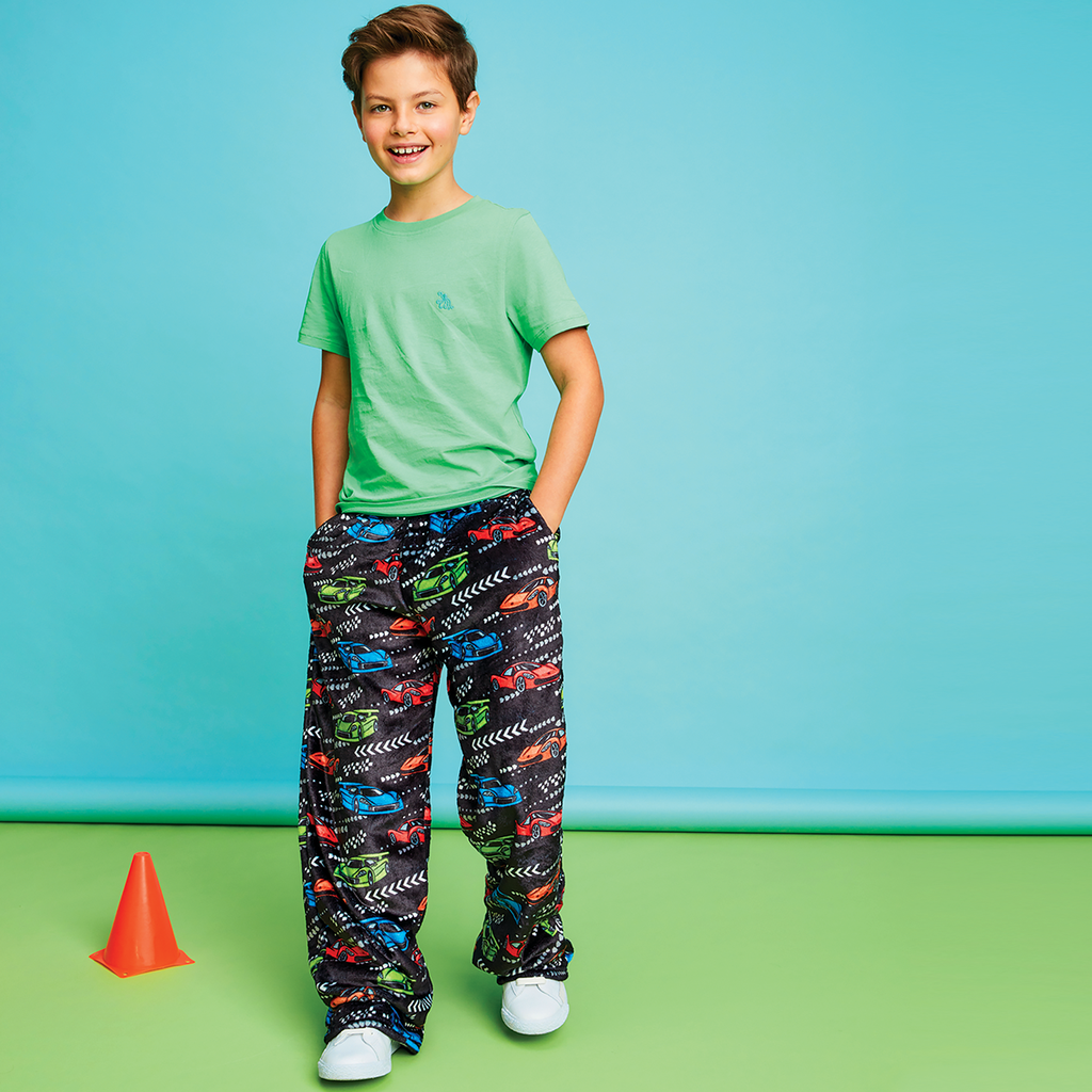 Race Car Plush Pants