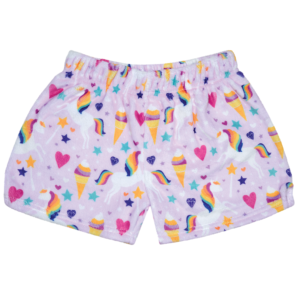 Magical Unicorn Plush Shorts