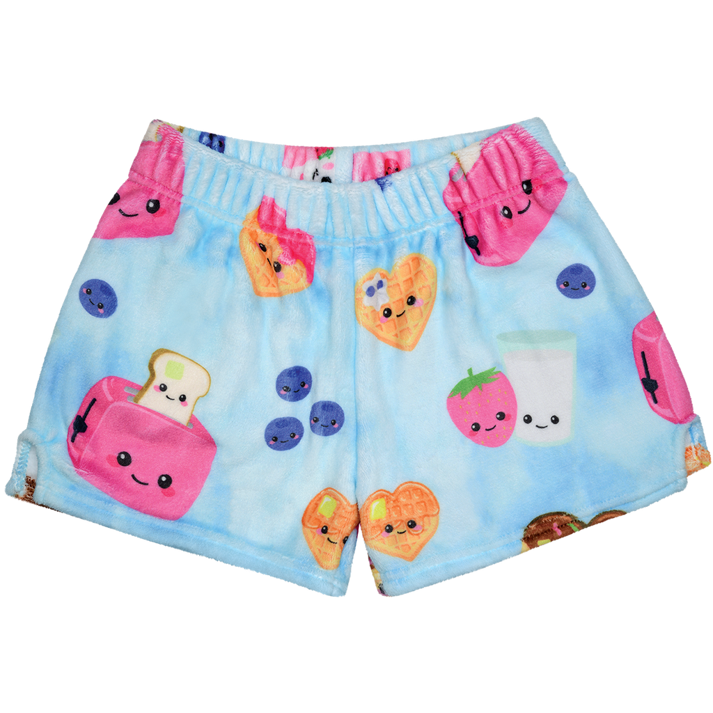 Breakfast Fun Plush Shorts