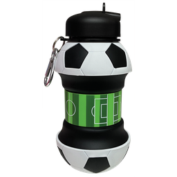 [870-164] Soccer Collapsible Water Bottle