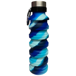 [870-167] Ocean Waves Collapsible Water Bottle