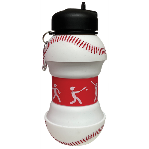[870-175] Baseball Collapsible Water Bottle