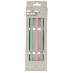 [870-176] Silicone Straw Set