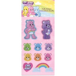 [700-440] Team Care Bears Puffy Stickers