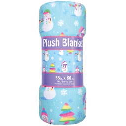 [780-2048] Silly Snowmen Plush Blanket