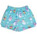 Silly Snowman Plush Shorts