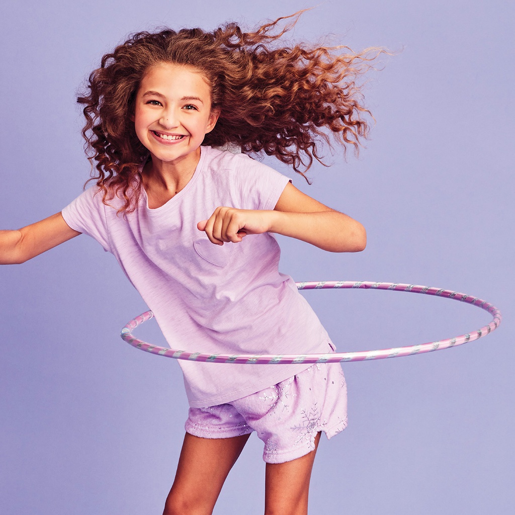 Whimsical Snowflakes Plush Shorts