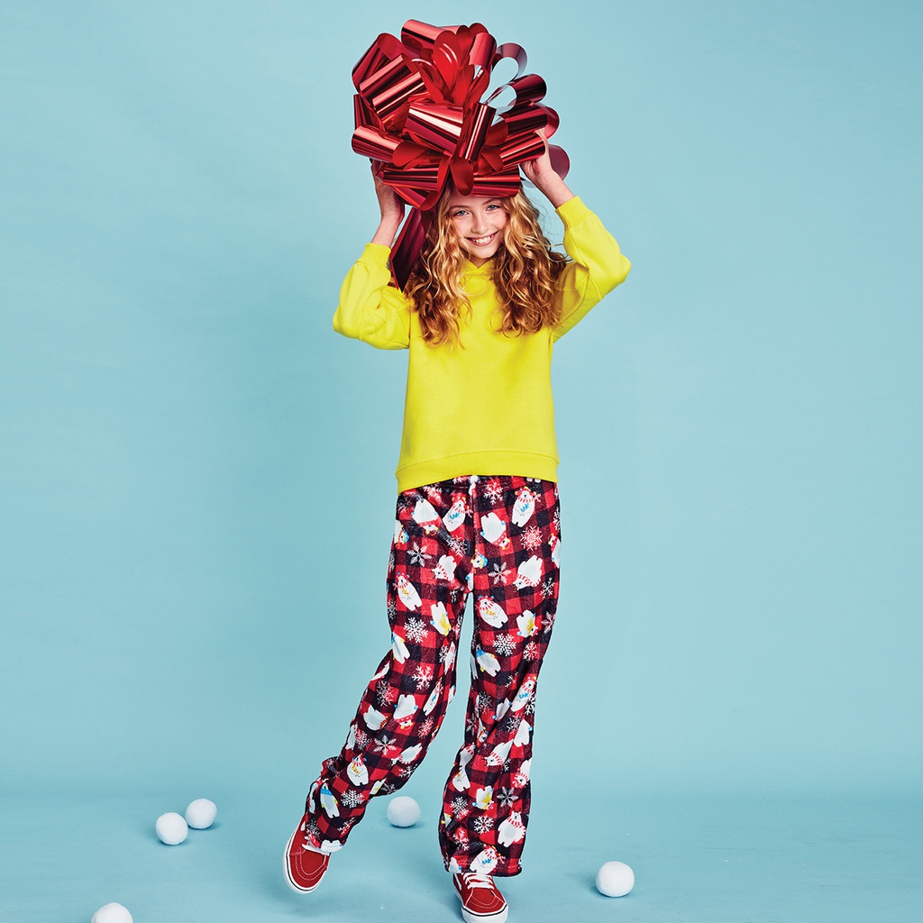 Beary Holiday Plush Pants