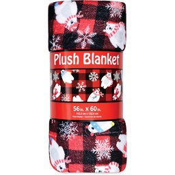 [780-2054] Beary Holidays Plush Blanket