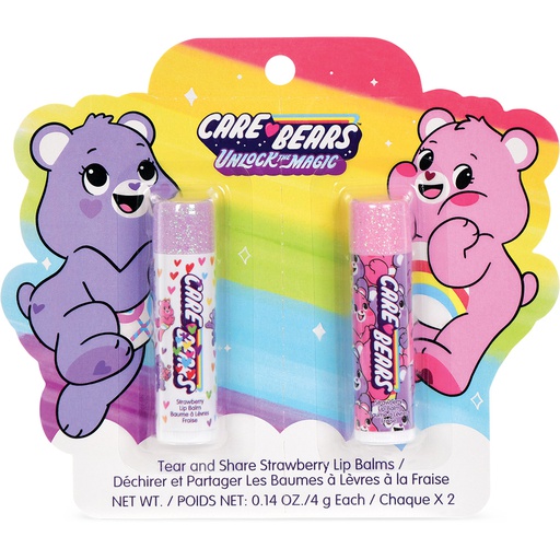 [815-097] Care Bears Tear & Share Lip Balm Set