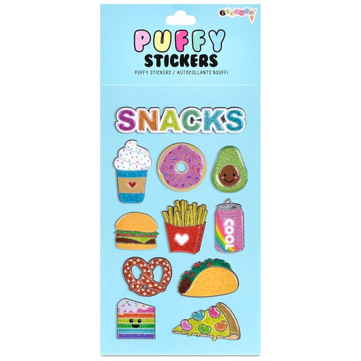[700-443] Snacks Puffy Stickers
