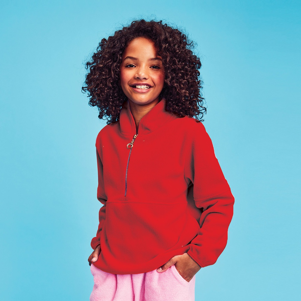 Red Half Zip Pullover