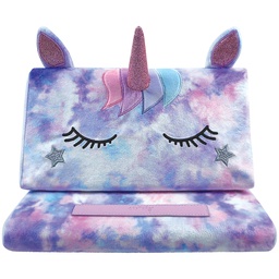[782-317] Purple Sky Unicorn Tablet Pillow