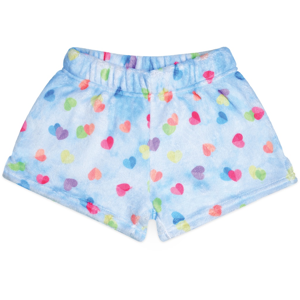 Playful Hearts Plush Shorts