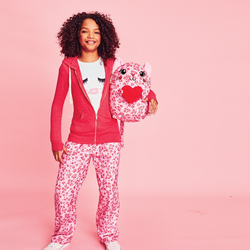 Lovely Leopard Plush Pants