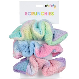 [880-337] Tie Dye Waffle Scrunchie Set