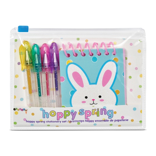 [760-1186] Hoppy Spring Mini Gel Pen Stationery Set