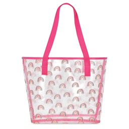 [810-1612] Sparkling Rainbow Clear Tote Bag