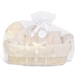 [460-003] Little Scoops Cream Baby Gift Basket Set