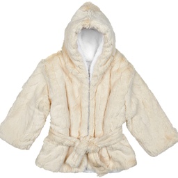 [420-004] Little Scoops® Cream Hooded Robe