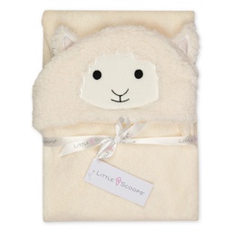 [450-003] Little Scoops® Lamb Hooded Towel