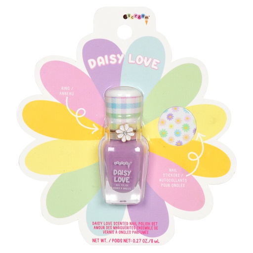 [815-131] Daisy Love Nail Polish & Ring Set