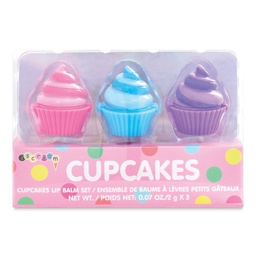 [815-136] Cupcakes Lip Balm Set